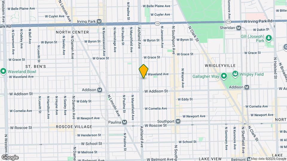 3641 N Ashland Ave Map and Location Details