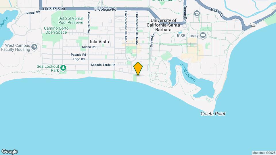 6531 Del Playa Dr Map and Location Details