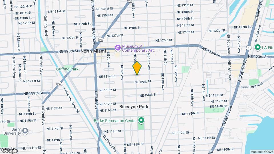 12055 NE 9th Ave Mapa y Detalles de la Ubicación