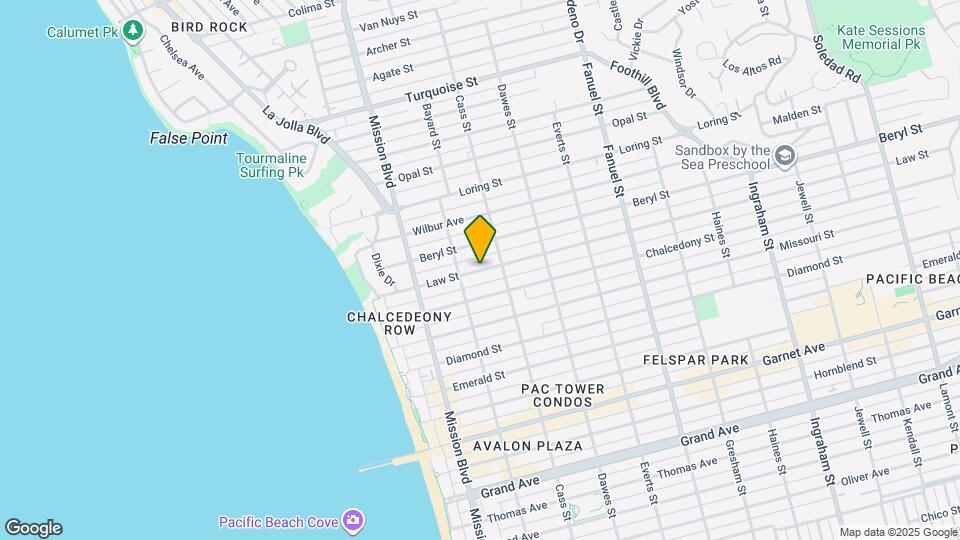 940 Law St Map and Location Details