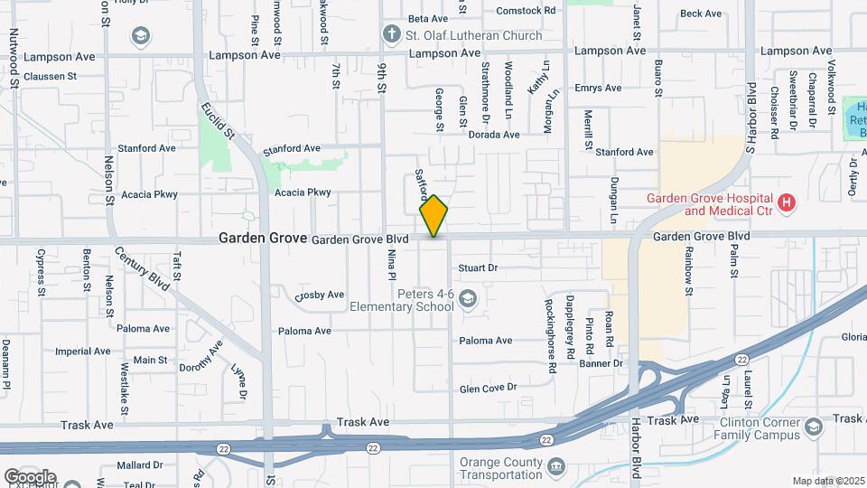 11632-11636 Garden Grove Blvd Mapa y Detalles de la Ubicación