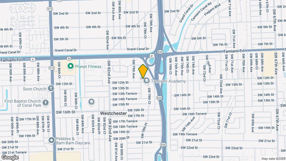 7875 SW 12th St-Unit -0 Map and Location Details