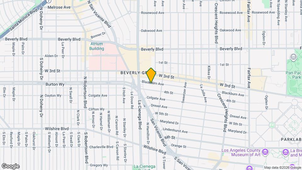 8442 Blackburn Ave Map and Location Details