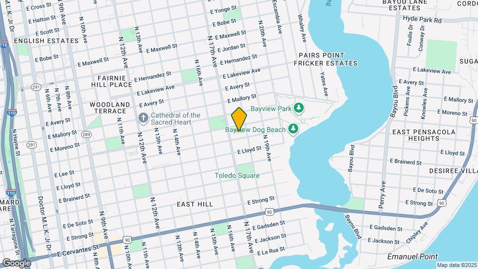 1718 E Lee St Map and Location Details