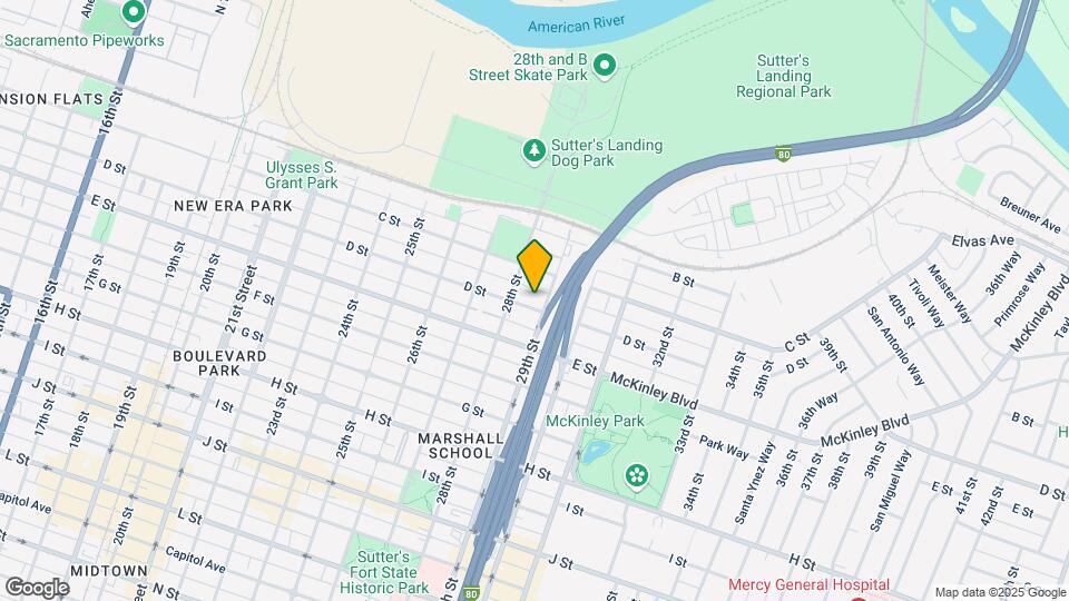 2823 D St Map and Location Details