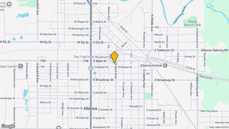 27 S Arch Ave Map and Location Details