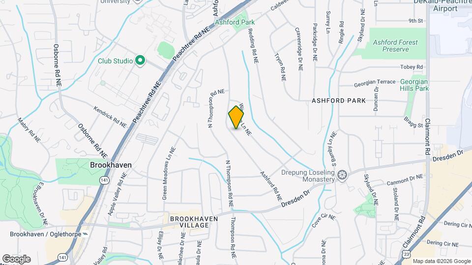 2733 Ashford Rd NE Map and Location Details