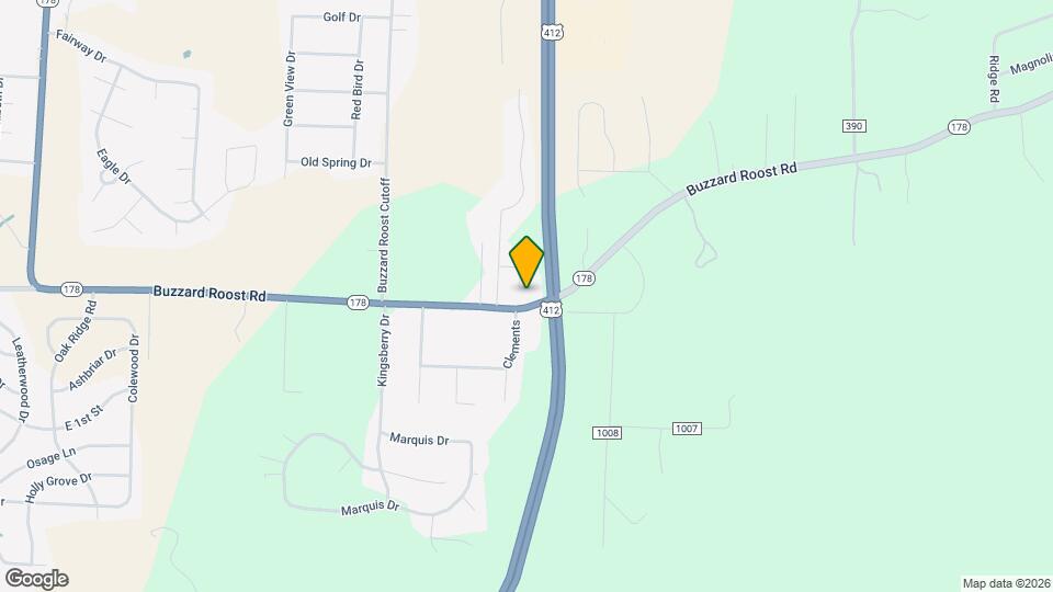 1842 Buzzard Roost Rd Map and Location Details