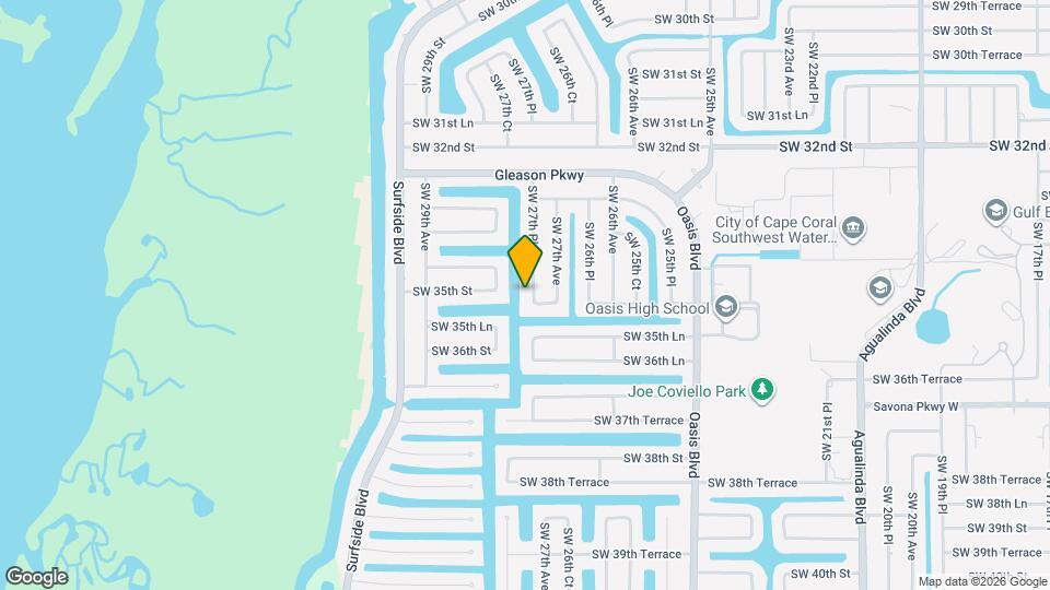 3428 SW 27th Pl Map and Location Details