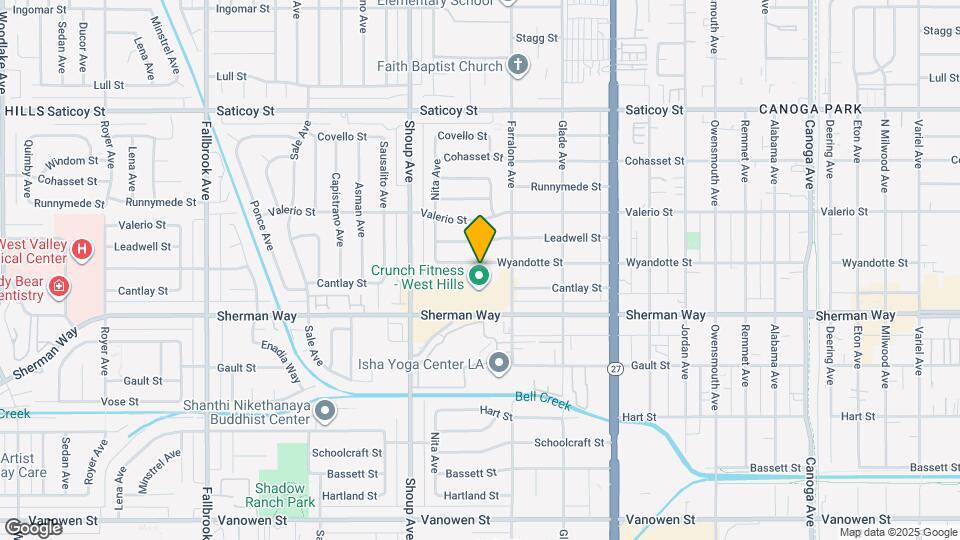 22240 Wyandotte St Map and Location Details