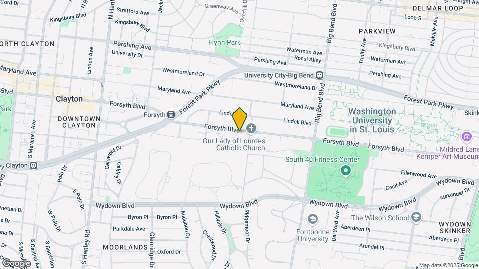 7218 Forsyth Blvd, Unit 2W Map and Location Details