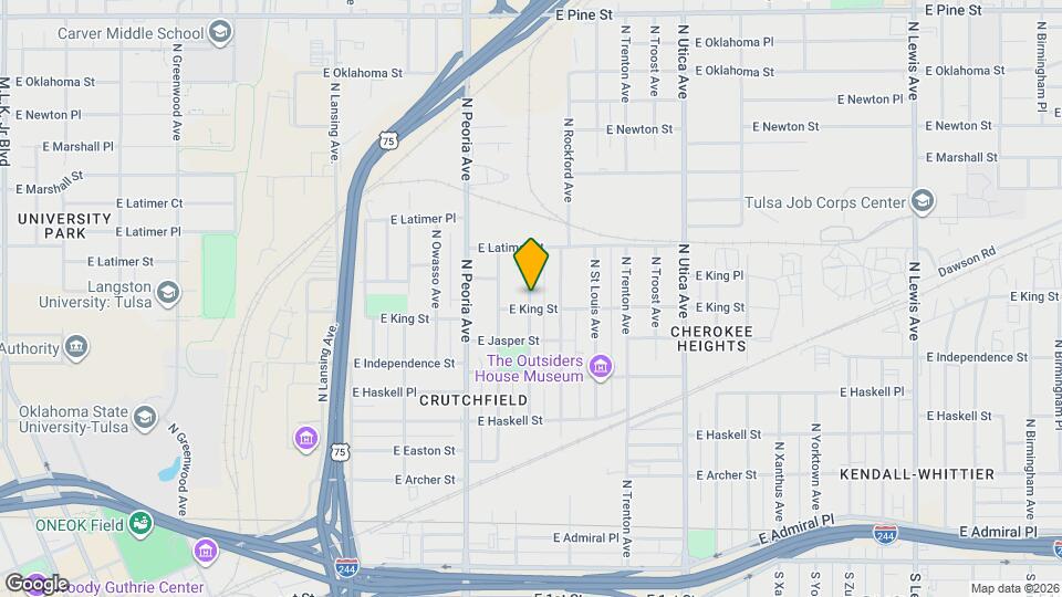 1005 N Quincy Ave Map and Location Details
