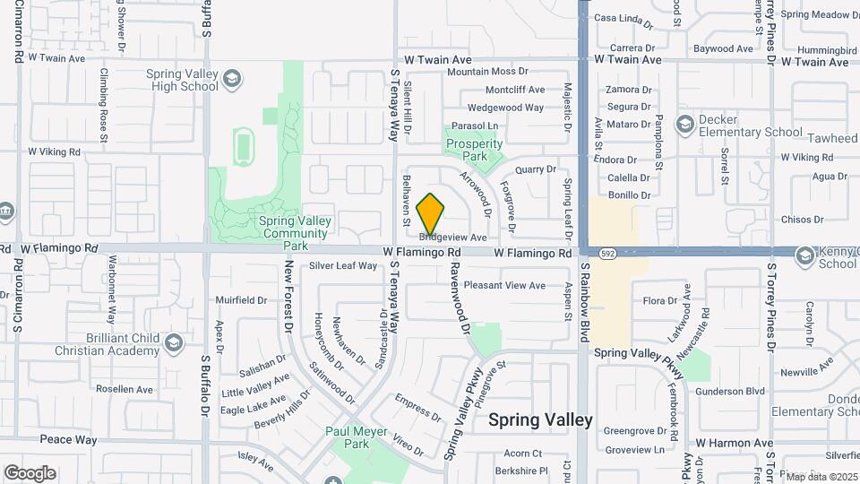 7285 Bridgeview Ave Map and Location Details