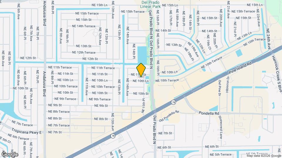 1505 NE 10th Ln Map and Location Details