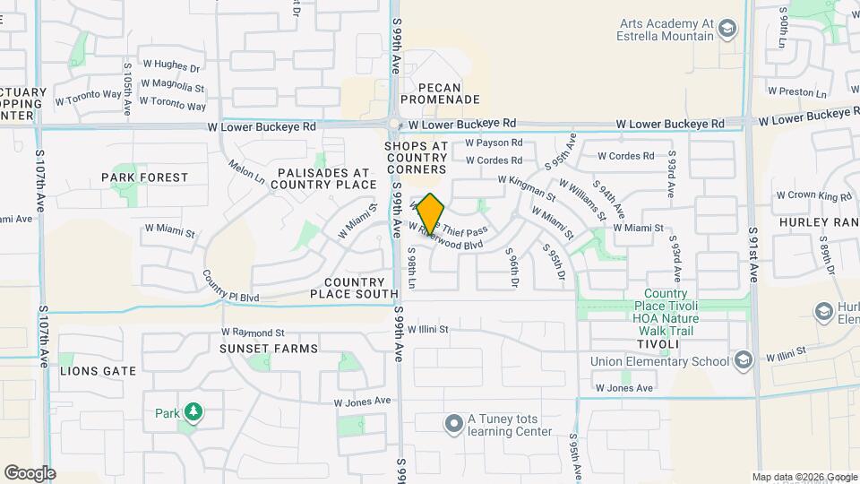 9820 W Pioneer St Map and Location Details