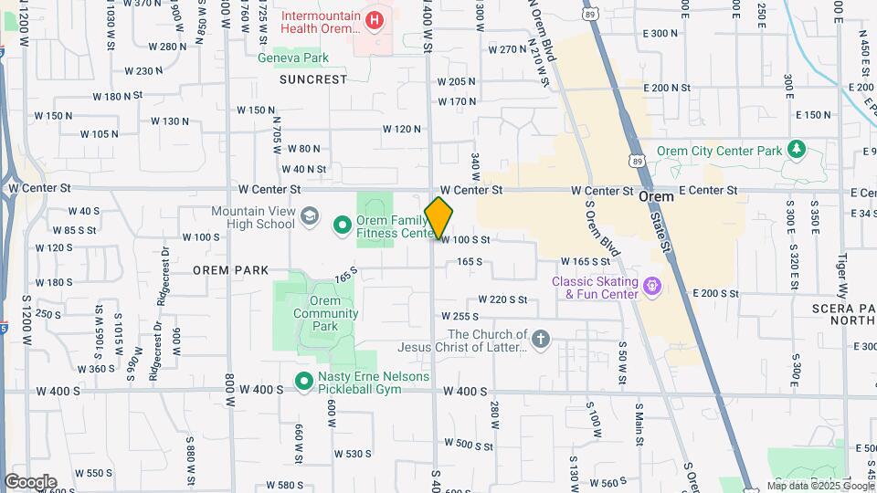 391 W 100 S St Map and Location Details