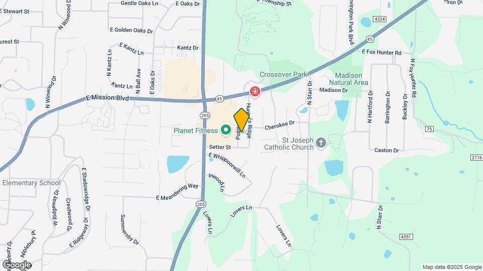 1770 Pointer Ln Map and Location Details