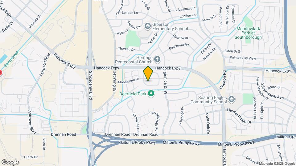 3117 Moonbeam Cir S Map and Location Details