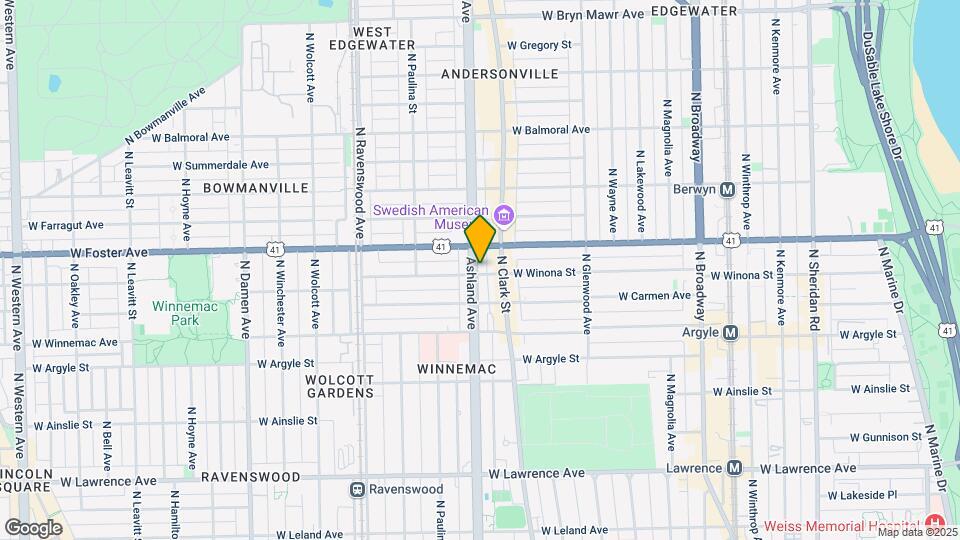 5137 N Ashland Ave Map and Location Details