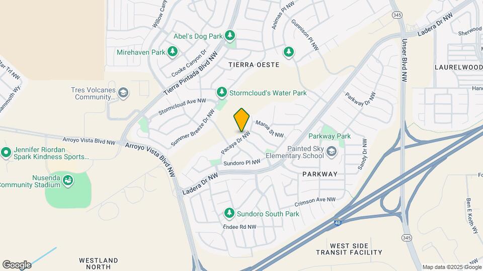 1059 Pacaya Dr NW Mapa y Detalles de la Ubicación