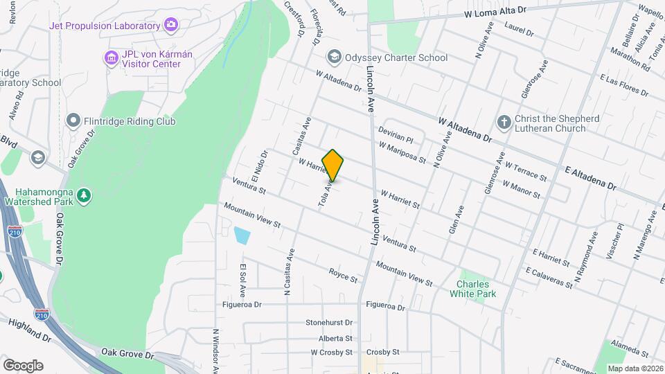 2800 Tola Ave Map and Location Details