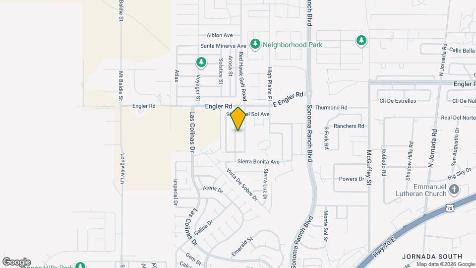 7540 Vista de Oeste Pl Map and Location Details