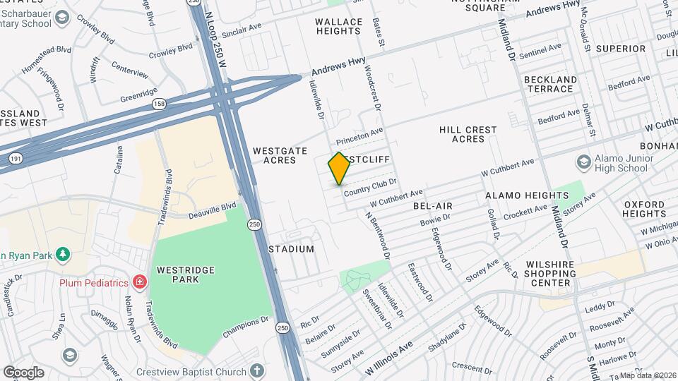 4800 Country Club Dr Map and Location Details