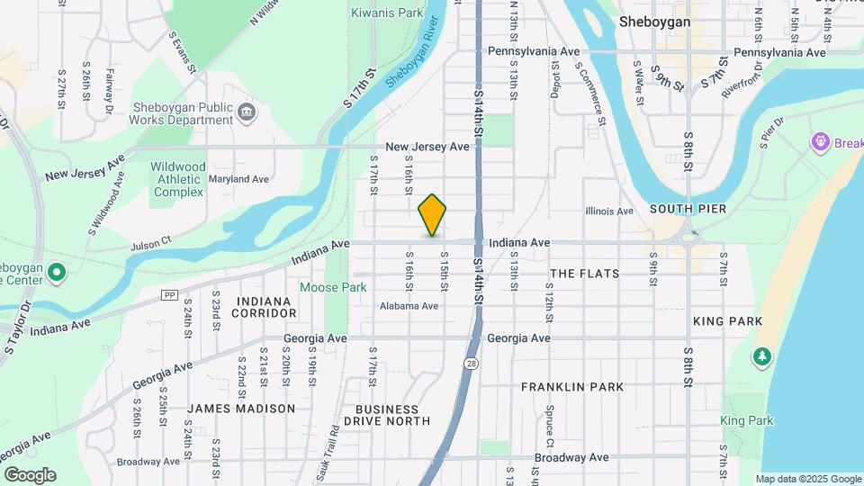 1511 Indiana Ave Map and Location Details