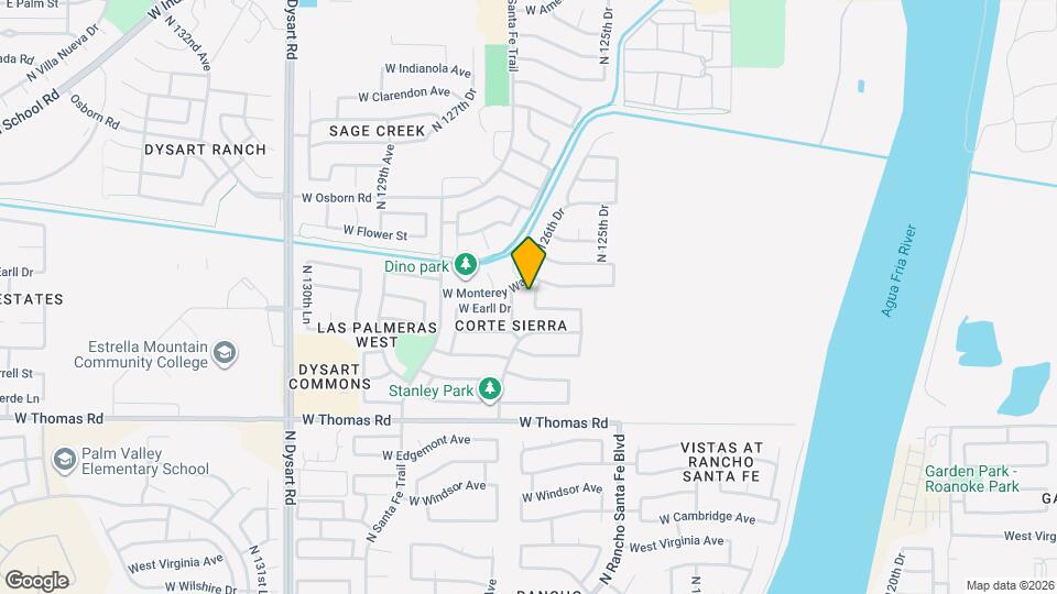 3130 N 126th Dr Map and Location Details