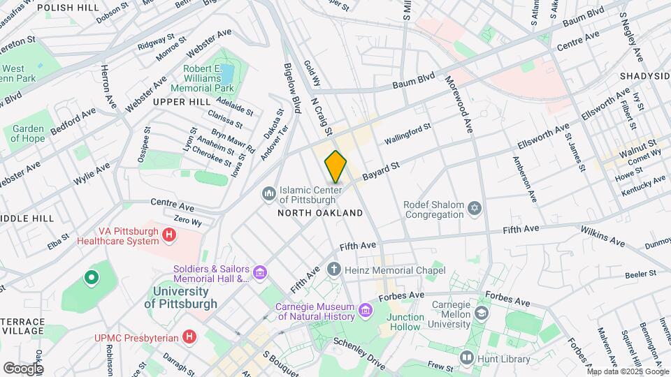210 N Dithridge St, Unit 210-3A Mapa y Detalles de la Ubicación