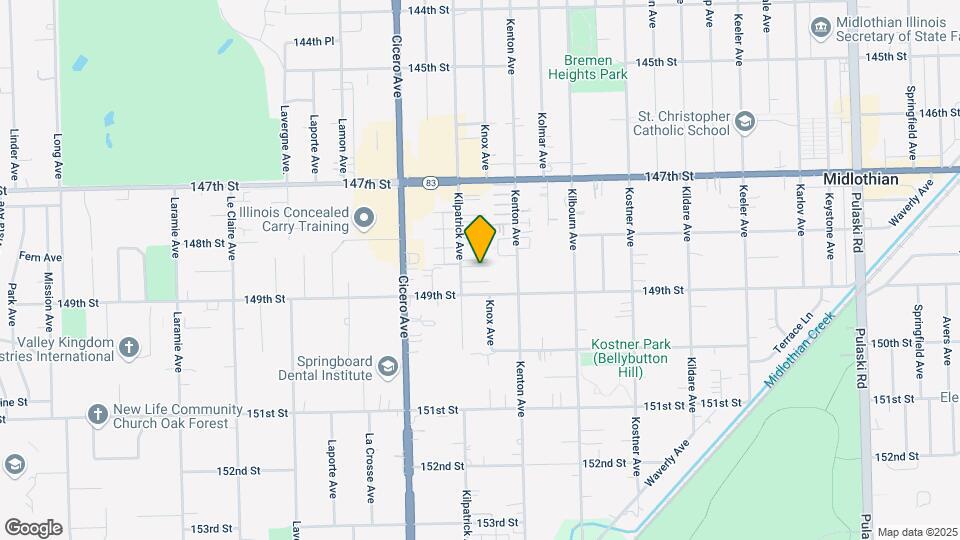 14825 Kilpatrick Ave Map and Location Details