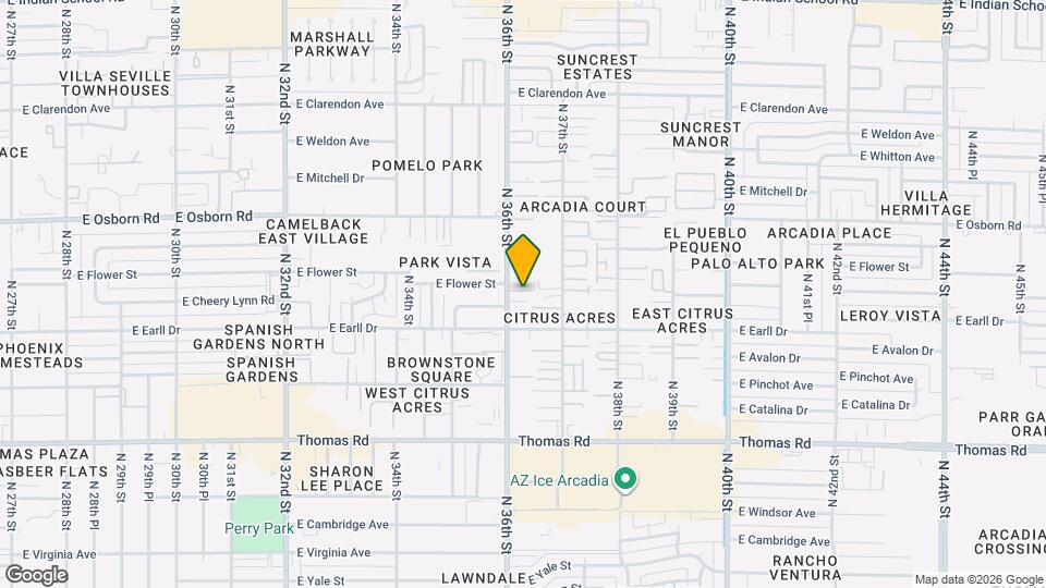 3131 N 36th St Map and Location Details