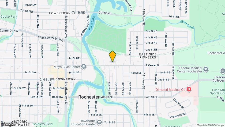 619 E Center St Mapa y Detalles de la Ubicación