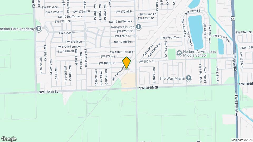 18120 SW 148th Rd Mapa y Detalles de la Ubicación