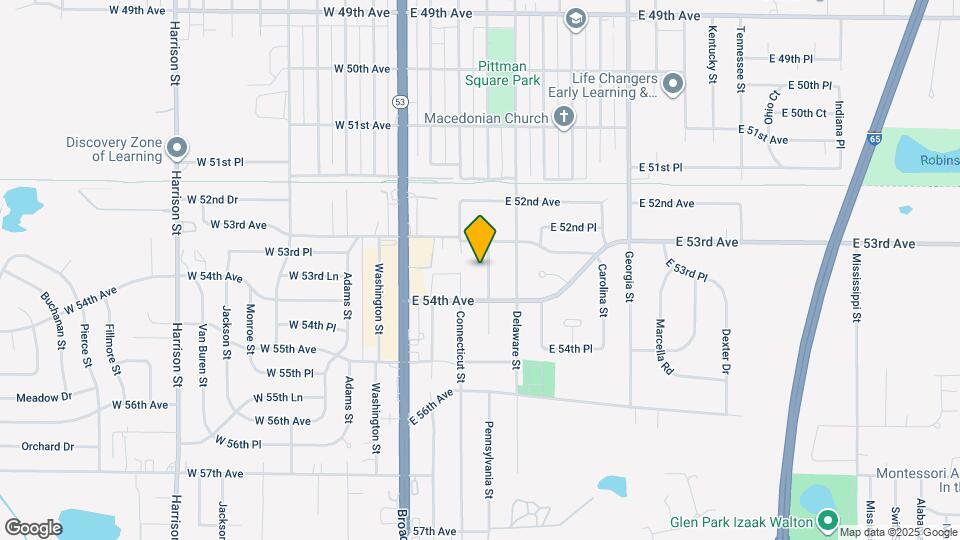 5340 Pennsylvania St Map and Location Details