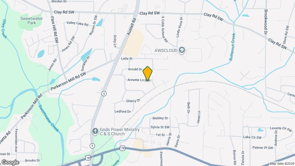 1917 Annette Ln SW, Unit 585C Map and Location Details