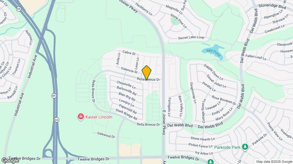 1100 Victorian St Map and Location Details