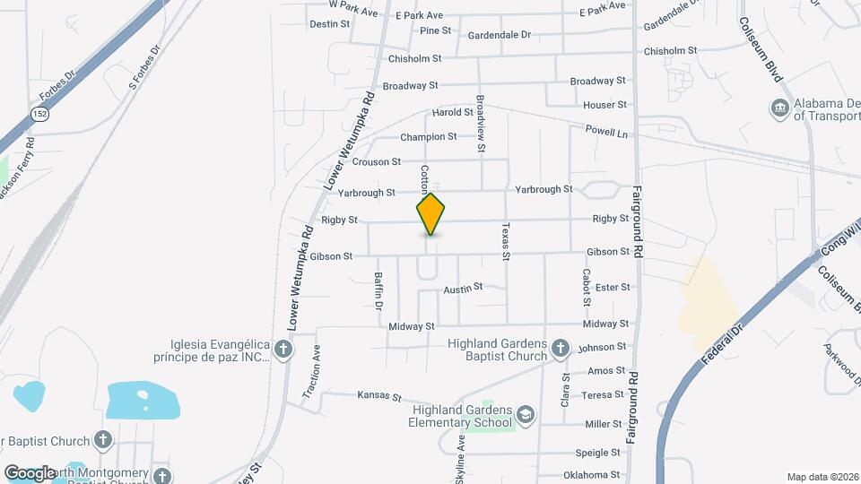 3114 Cotton St Map and Location Details