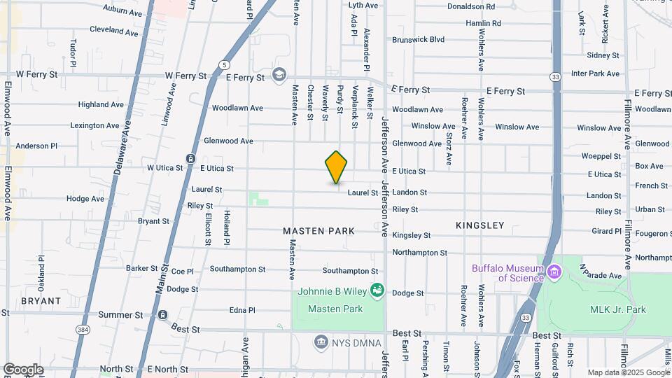 210 Laurel St, Unit Lower Map and Location Details
