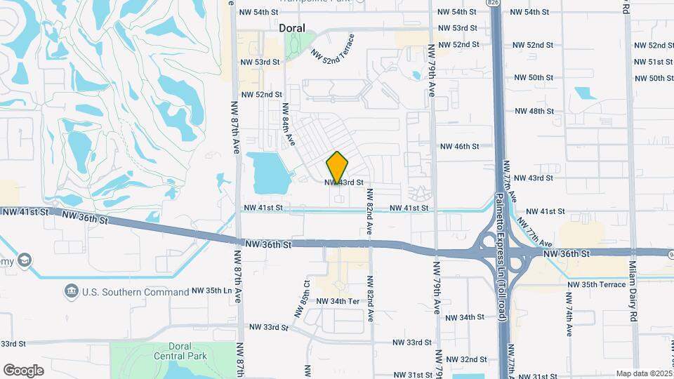 4227 NW 83rd Path Map and Location Details