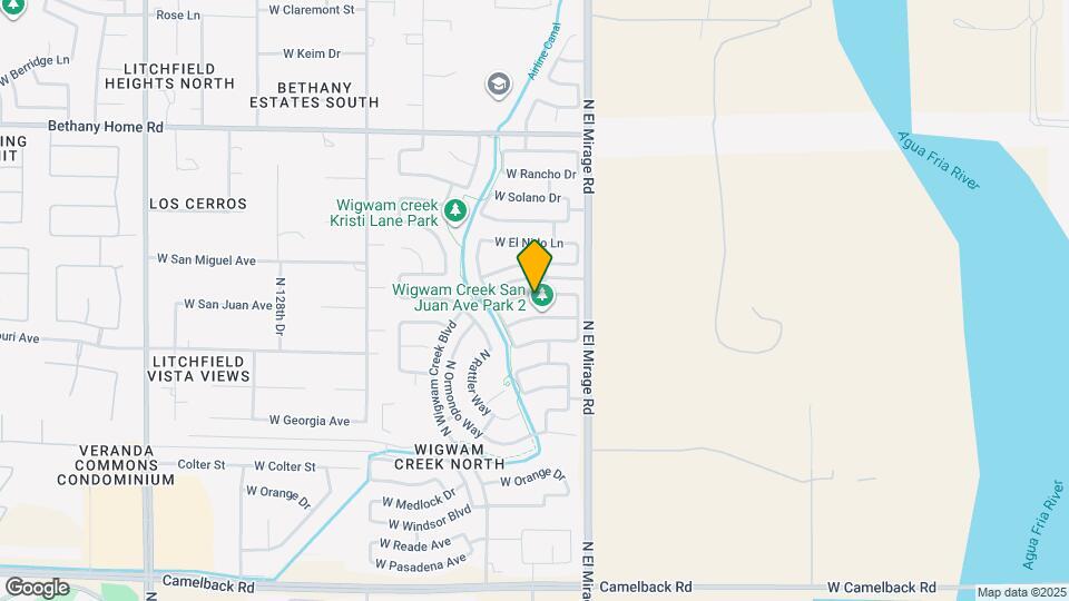 12409 W San Juan Ave Map and Location Details