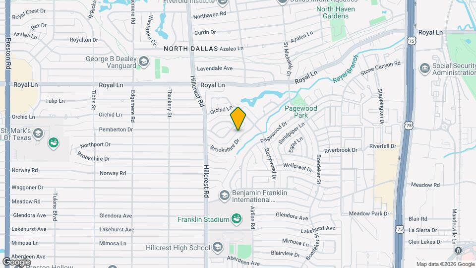 7023 Brookshire Dr Map and Location Details