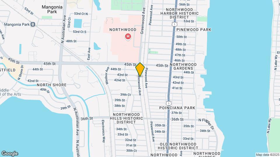 4306 Greenwood Ave Map and Location Details
