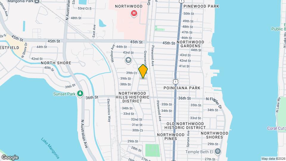 814 39th St Mapa y Detalles de la Ubicación