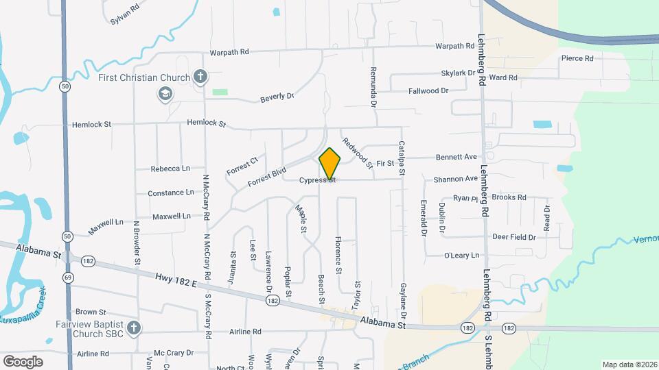 706 Cypress St Mapa y Detalles de la Ubicación