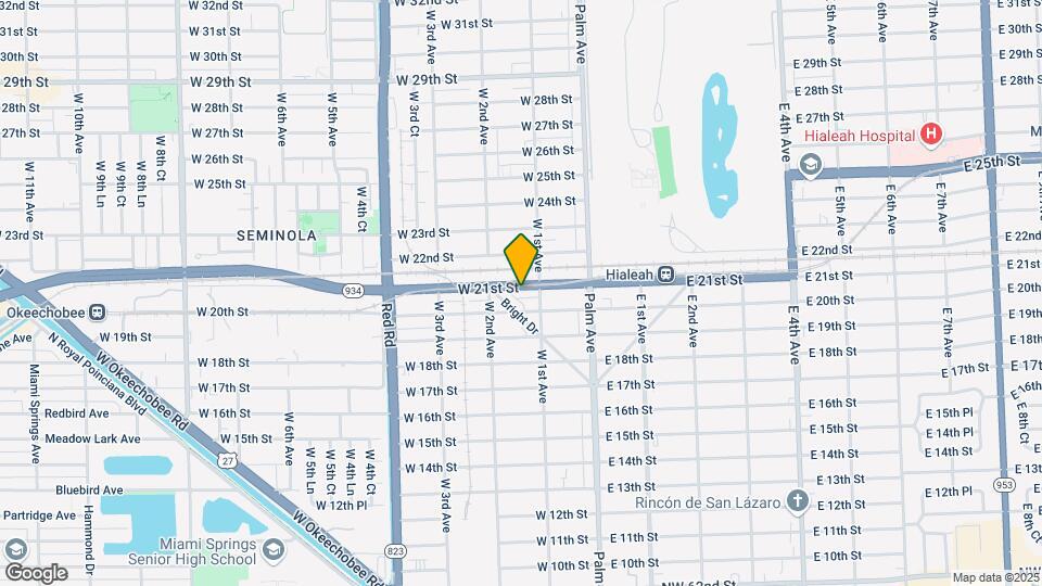 134 W 21st St Map and Location Details