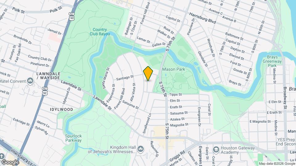 1825 1/2 Santa Rosa St Map and Location Details