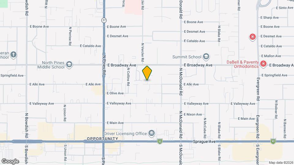 605 N Virginia Ct Map and Location Details