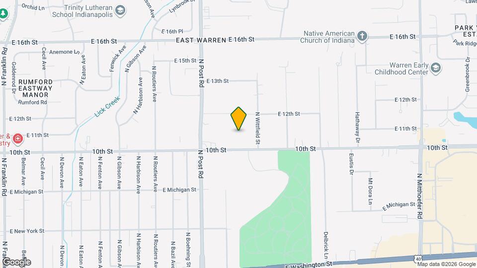 9132 E 10th St Map and Location Details