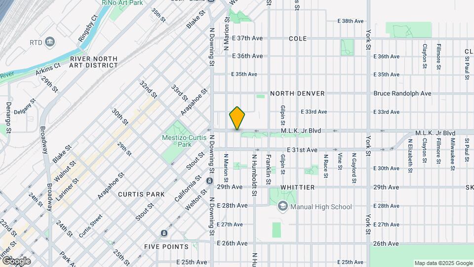 3155 Lafayette St Map and Location Details